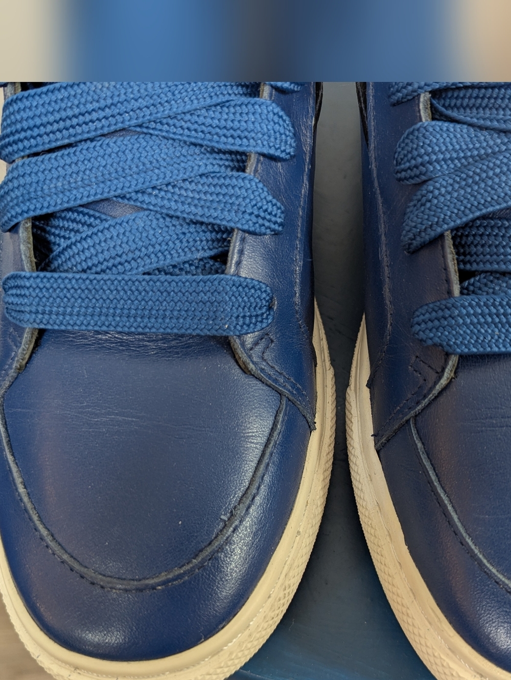 Coach NASA Space Collection Coach G1386 High Tops Retro Sneakers Blue Mens 8.5 - Picture 16 of 16